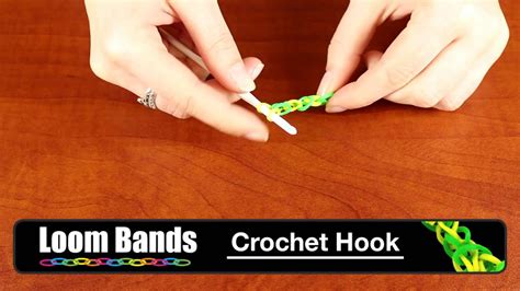 Loom Band Bracelet - Crochet Hook - YouTube