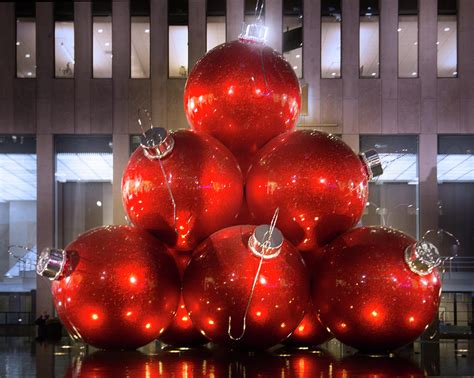 Christmas Ornaments at Rockefeller Center Photograph by Mark Andrew ...