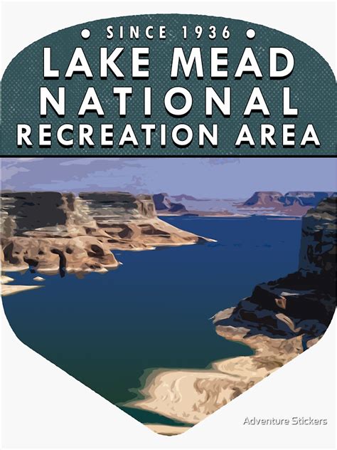 "Lake Mead National Recreation Area" Sticker for Sale by tysonK | Redbubble