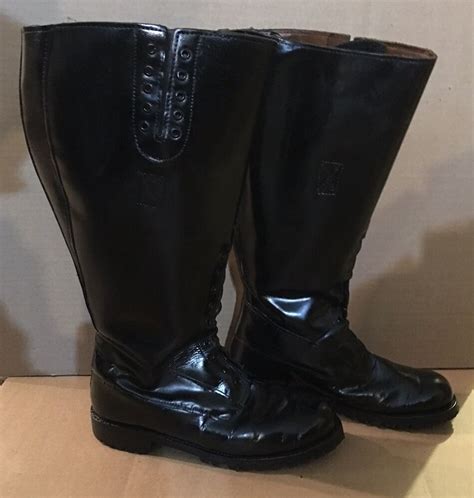 Size 10 E EXTRA WIDE 21 INCH WIDE CALF! Men's Motorcycle Patrol Boots ...