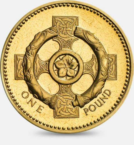 1996 celtic cross One Pound old Coin circulated | Etsy in 2021 | Coins ...