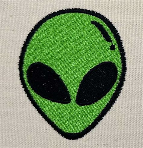 Embroidery Design: Alien Head