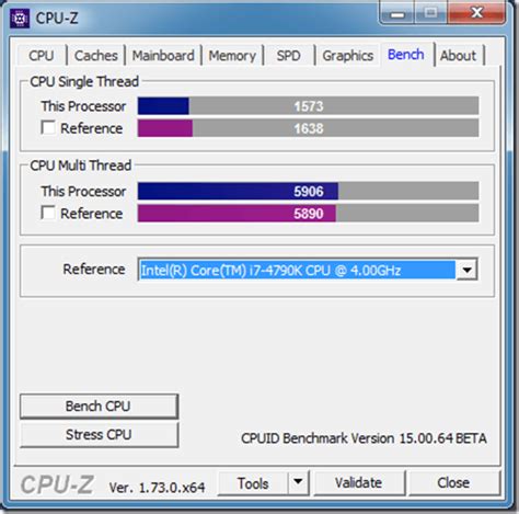 New Benchmark Feature in CPU-Z 1.73 - Glenn Berry