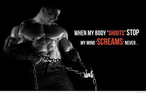 Bodybuilding motivational quotes wallpaper