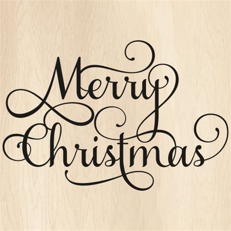 Merry Christmas Logo SVG | Happy Holidays PNG | Christmas vector File | PNG, SVG, CDR, AI, PDF ...