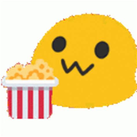 Blob Popcorn Sticker - Blob Popcorn Emoji - Discover & Share GIFs