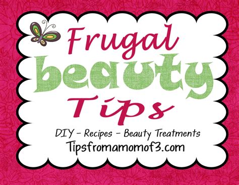 Tips From A Mom of 3: Frugal Beauty Tips: DIY Beauty Recipes & More!