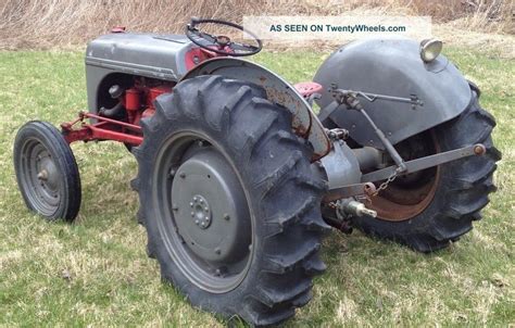 1946 Ford 9n Farm Tractor All Has All Tires