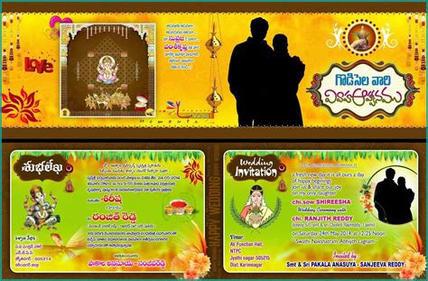 Editable hindu wedding invitation cards templates free download pdf - maleraf