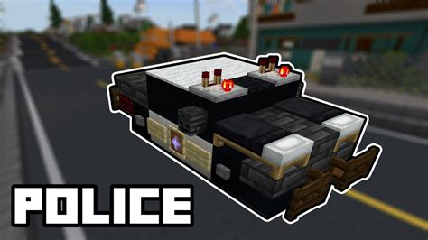 Minecraft Tutorial - POLICE CAR 🚔 - YouTube