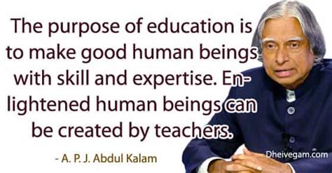 Abdul Kalam Quotes For Education