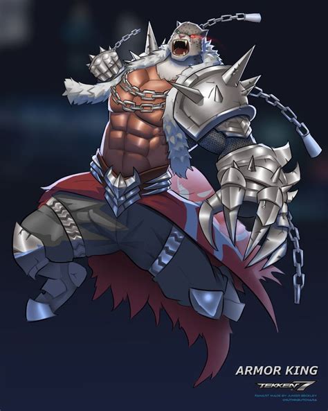 the armor king is ready to fight with his opponent in this animated ...