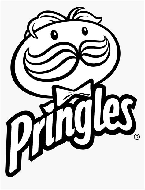 Pringles Logo Black And White, HD Png Download - kindpng