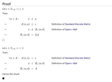 general topology - hard to understand Open Ball in Standard Discrete Metric Space - Mathematics ...