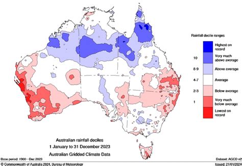 Australia's 2023 in weather: a year of warm temperatures and contrasting rainfall - Social Media ...