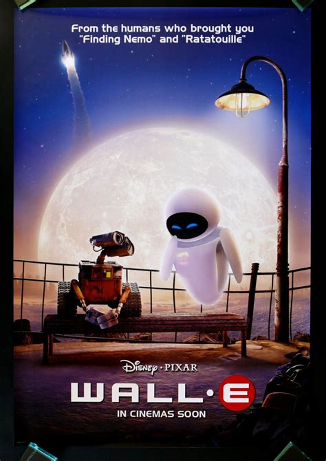 WALL E * CineMasterpieces 1SH ORIGINAL MOVIE POSTER 2008 DISNEY PIXAR WALLE | eBay