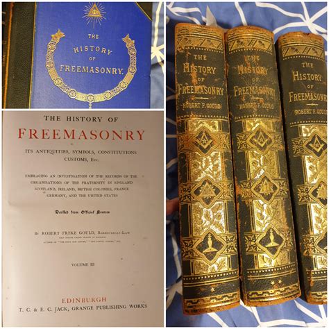 My main source of daily advancement in Masonic knowledge. These books are from 1885 and a must ...