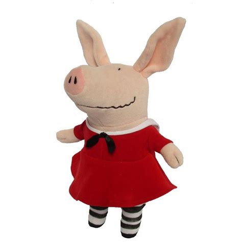 Amazon.com: Olivia in Classic Red Dress 20" Doll: Ian Falconer: Toys & Games | Plush dolls, Pig ...