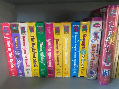 BARNEY VHS TAPES lot of 12 $69.71 - PicClick CA