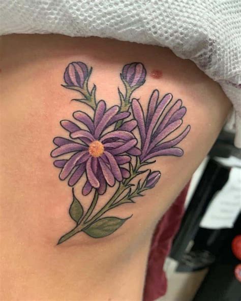 Top 53+ Best Aster Flower Tattoo Ideas - [2021 Inspiration Guide]