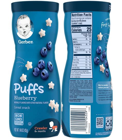 gerber baby food puffs nutrition facts - Christoper Doss