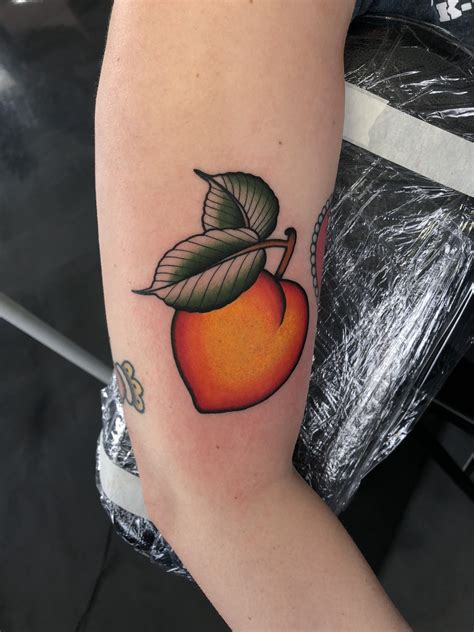 Peach Tattoo Ideas To Celebrate The National Eat A Peach Day