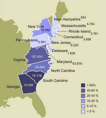 Slavery In The South Map