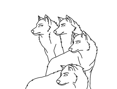 Wolf Pack Drawing at GetDrawings | Free download