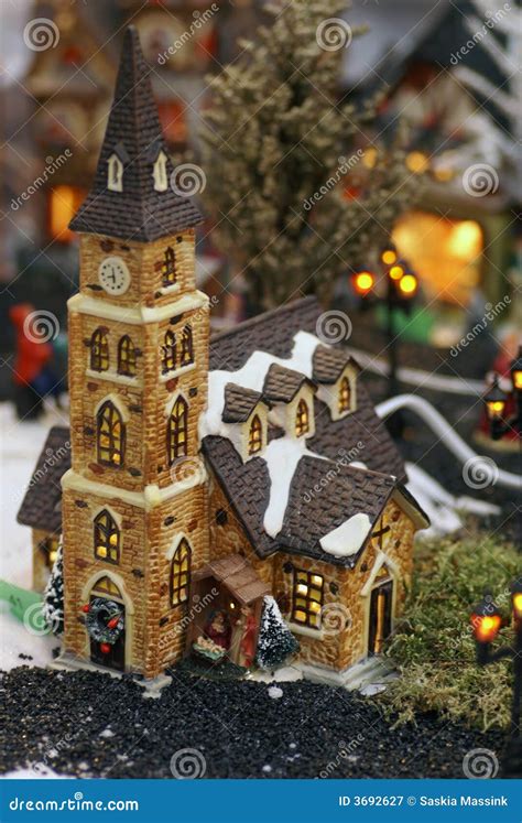 Little christmas church. stock image. Image of snow, xmas - 3692627