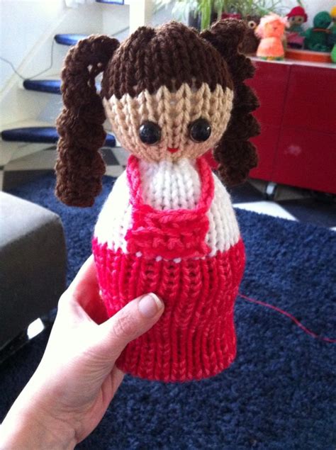 Reversible doll made with addi express. | Knitted dolls, Knitted dolls free, Knitting machine ...