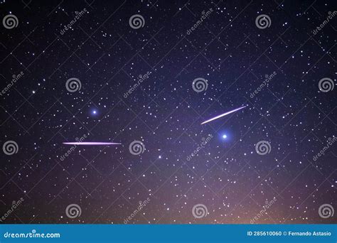 Meteor Shower. Perseids. Delta Aquarids and Alpha Capricornids Meteor ...