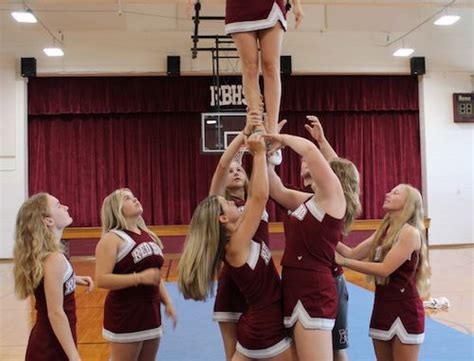 RBHS cheer team successfully raised funds to get competition mat ...