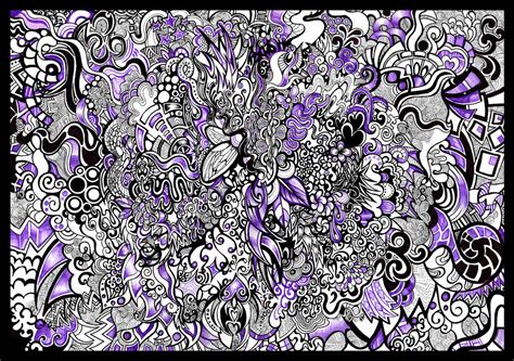 Black n White Purple Pattern by Zyari on DeviantArt