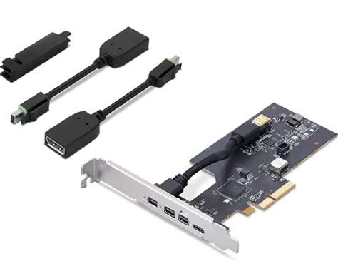 ThinkStation Thunderbolt 4 PCIe Expansion Card with HP Bracket | 4XF1L53431 | Lenovo CA