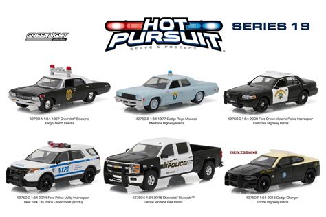 Greenlight Hollywood Series 19 - Set of Six 1/64 Scale Diecast Model Cars - Walmart.com ...