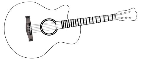 Guitar Clipart Black And White - 51 cliparts