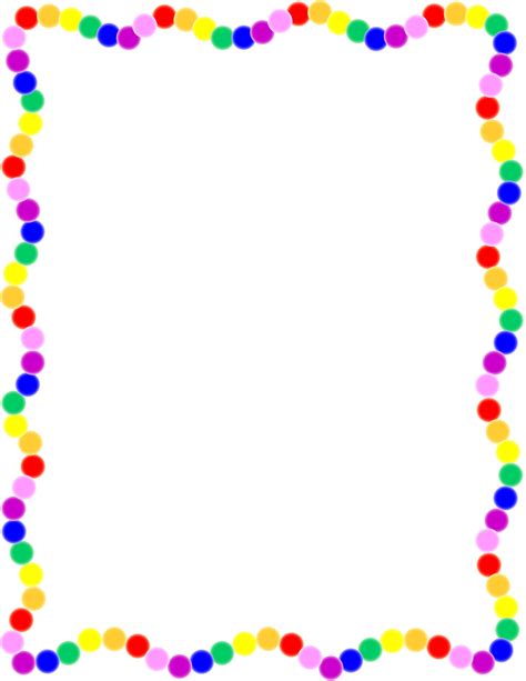 Rainbow Border Clipart | Free download on ClipArtMag