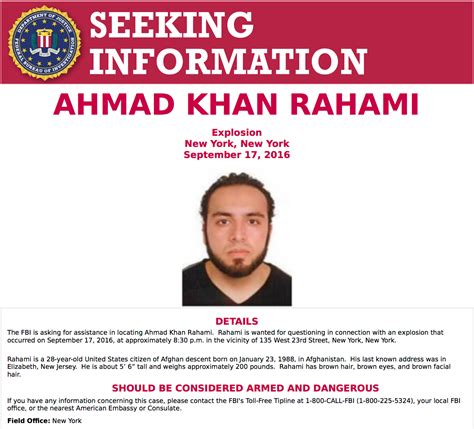 Ahmad Khan Rahami NYPD Chelsea bombing - Business Insider