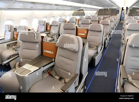 Displays, Seats, , Lufthansa, Airbus A380-800, Emergency exit, Sleep, seat, modern, Business ...