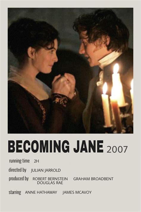 Becoming Jane, James Mcavoy, Anne Hathaway, Douglas, Robert, Polaroid, Series, Film, Movie Posters