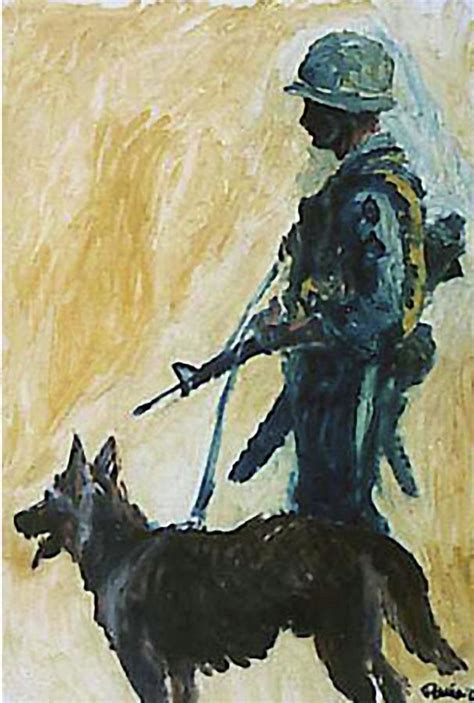 War Dogs - Mans Best Friend Vietnam Combat Army Dog Mixed Media by ...