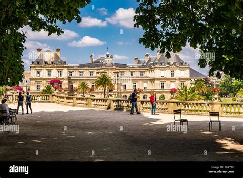 The Luxembourg Palace within the Luxembourg Gardens in Paris, France ...