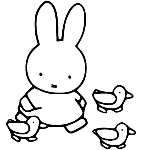 Miffy Coloring Pages Printable for Free Download