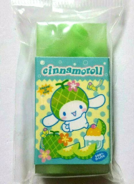 CINNAMOROLL MELON ERASER Translucent SANRIO 2007' Cute Super Rare Old ...