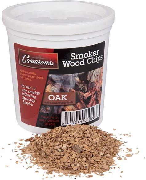 Oak Wood Smoker Chips- 100% Natural, Fine Wood Smoker and Barbecue ...