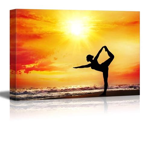 Wall26 Canvas Prints Wall Art - Bikram Yoga in the Blazing Summer Sun ...