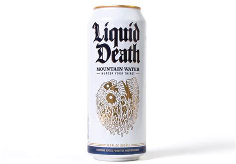 Liquid Death - Clean Mountain Water in a 16 Oz Beer Can - Take My Money