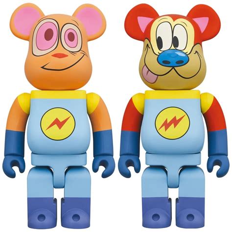 BE＠RBRICK Ren & Stimpy Space Madness 400％ 2-Pack: MEDICOM TOY - Tokyo Otaku Mode (TOM)