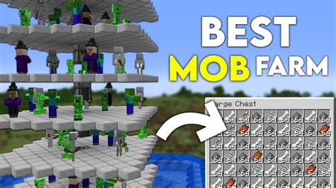 Minecraft ALL MOB Farm Tutorial! 1.19 AFK - EASY Build - YouTube