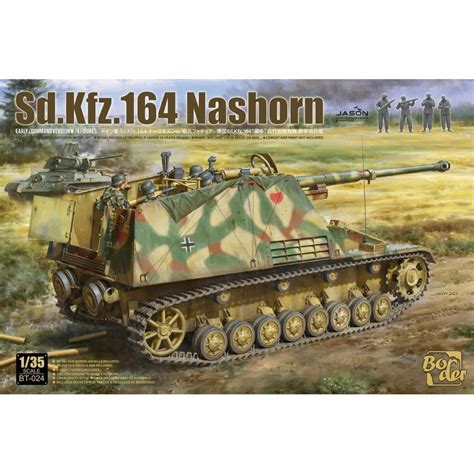 New in stock Border Models BT-024 Sd.Kfz.164 Nashorn Tank Military Model Kit - Jumblies Models